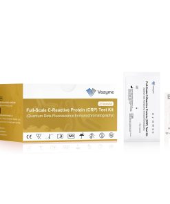 VAZYME + LOGO VAZYME FULL-SCALE C-REACTIVE PROTEIN (CRP) TEST KIT (QUANTUM DOTS FLUORESCENCE IMMUNOCHROMATOGRAPHY)