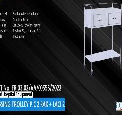 RTM - DRESSING TROLLEY_RTM - TR011 DRESSING TROLLEY P.C 2 RAK + LACI 2