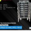 RTM - FOOD TROLEY_RTM-TR024 FOOD TROLLEY S/S 14 BAKI (2 PINTU) + TRAY S/S