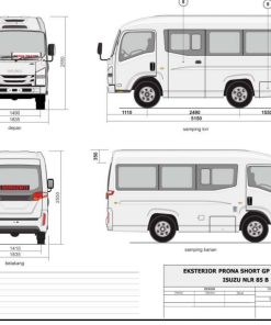 MOBIL PENUMPANG OPERASIONAL 16 SEATS ISUZU NLR B