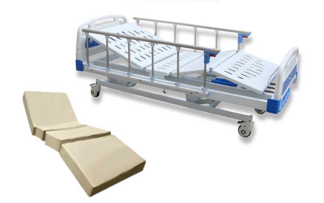 Mattress + Manual Bed 4 Crank SR-B04C |