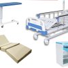 Manual Bed 3 Crank + Mattress + Mayo Table | Paket Lengkap 2 |