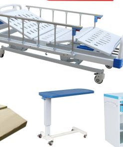 SERENITY MATTRESS + MAYO TABEL + LEMARI PASIEN + MANUAL BED 4 CRANK SR-B04C (MATTRESS & OT46-2 & SR-BS02 & SR-BO4C)