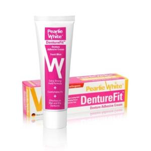 PEARLIE WHITE DentureFit Denture Adhesive Cream |