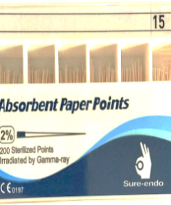 SURE-ENDO Absorbent Paper Points (2% ISO Size 15)