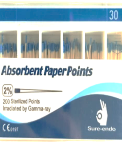 SURE-ENDO Absorbent Paper Points (2% ISO Size 30)
