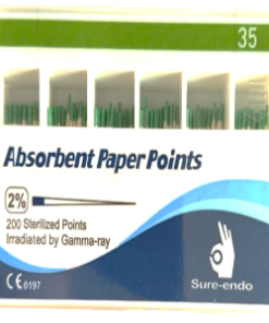 SURE-ENDO Absorbent Paper Points (2% ISO Size 35)