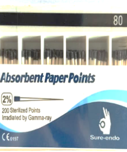 SURE-ENDO Absorbent Paper Points (2% ISO Size 80)