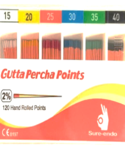 SURE-ENDO Gutta Percha Points (2% ISO Size 15-40)
