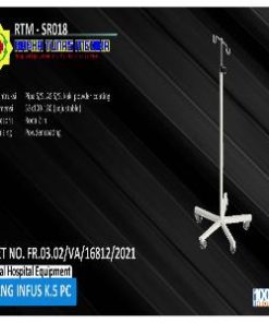 RTM - TIANG INFUS, RTM - SR018 TIANG INFUS K. 5 P. C