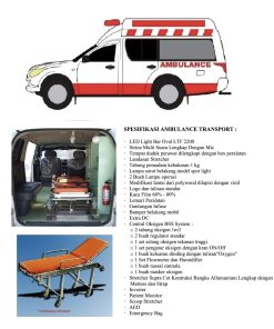 AMBULAN / AMBULANCE TRANSPORT MITSUBISHI STRADA TRITON 4X2 DIESEL