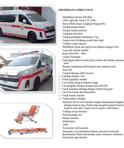AMBULAN / AMBULANCE TOYOTA HI ACE PREMIO FULL FIBER