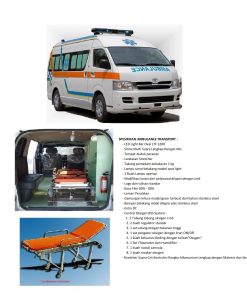 AMBULAN / AMBULANCE TRANSPORT TOYOTA HIACE COMMUTER