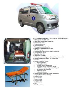 AMBULAN / AMBULANCE TRANSPORT MULTIFUNGSI DAIHATSU D