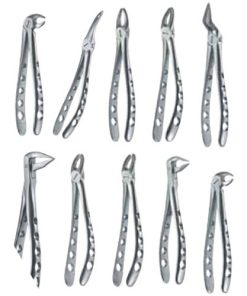 HELMUT ZEPF Extracting Forceps for Adult (set isi 10 tang)