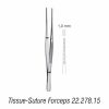 HELMUT ZEPF Tissue-Suture Forceps 22.278.15 | Tang Gigi Presisi 2 |