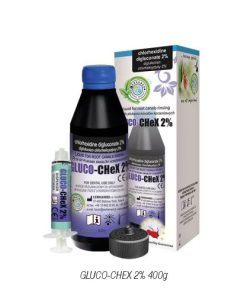 GLUCO-CHEX 2% 400g Liquid for root canals rinsing (chlorhexidine digluconate 2%) + labelled dispenser