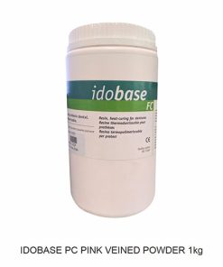 IDOBASE PC Pink Veined Powder 1kg | Resin Protesa Gigi