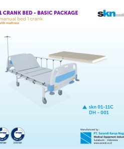 HOSPITAL BED 1 CRANK - BASIC PACKAGE