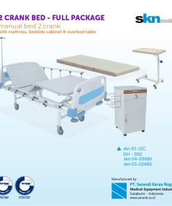 HOSPITAL BED 2 CRANK - FULL PACKAGE