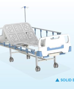 MANUAL HOSPITAL BED 2 CRANK - SOLID BED 12M