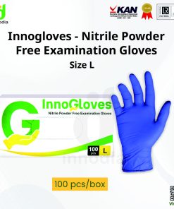 INNOGLOVES INNOGLOVES NITRILE POWDER FREE EXAMINATION GLOVES L