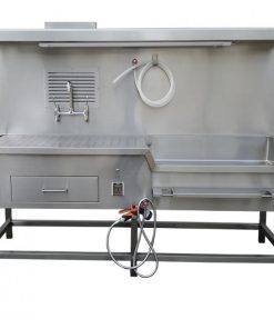 Kamar Mayat YUSHUODA Menggunakan Wastafel Otopsi Terpasang di Dinding Stainless Steel 304 yang Dapat Disesuaikan