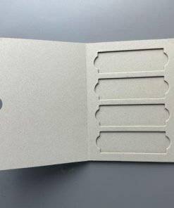 4 buah baki geser mikroskop karton