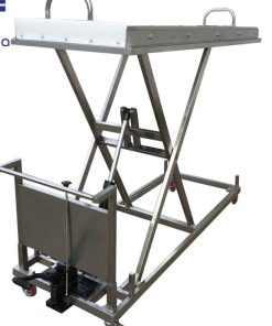 Rumah Sakit Menggunakan Troli Jenazah Kamar Mayat Dengan Sistem Pengangkatan Hidrolik