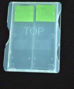 Laboratorium YU SHUO DA Menggunakan Baki Slide Mikroskop Plastik 2pc Dengan Penutup