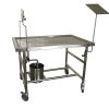 Rumah Sakit Hewan Stainless Steel YUSHUODA Menggunakan Lifting Autopsy Cart Dengan Sertifikat CE 1 |