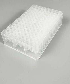 Bahan PP Laboratorium Berkualitas Tinggi 96 Round 32mm Well PCR Deep Plate