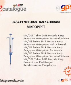 Jasa Kalibrasi Micropipette Mikropipet GPS-KAL-073 Bersertifikat