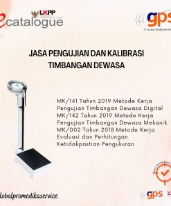 Jasa Kalibrasi Timbangan Dewasa Mekanik Digital GPS-KAL-108