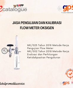 Kalibrasi Flowmeter Oksigen GPS-KAL-054 Bersertifikat KAN