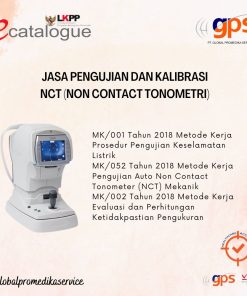 Kalibrasi Tonometer NCT GPS-KAL-110 Bersertifikat KAN