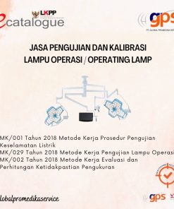 Kalibrasi Lampu Operasi Operating Lamp GPS-KAL-065