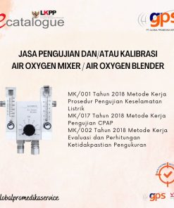 Jasa Pengujian dan/atau Kalibrasi Air Oxygen Mixer / Air Oxygen Blender GPS-KAL-130
