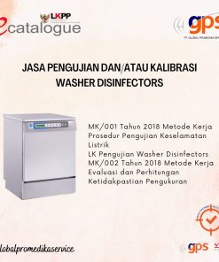 Jasa Pengujian dan/atau Kalibrasi Washer Disinfectors GPS-KAL-172