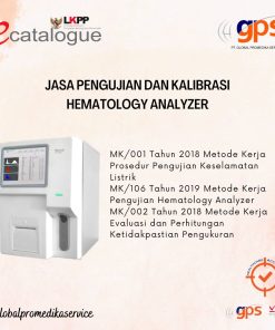 Jasa Pengujian dan/atau Kalibrasi Hematology Analyzer GPS-KAL-139