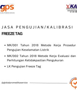 Jasa Pengujian dan/atau Kalibrasi Freeze Tag GPS-KAL-184