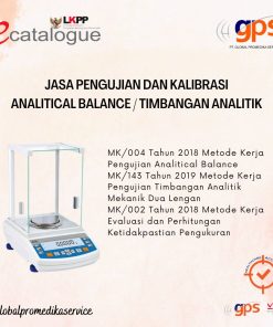 Jasa Kalibrasi Neraca Analitik GPS-KAL-001 Bersertifikat KAN