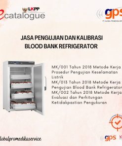 Kalibrasi Blood Bank Refrigerator GPS-KAL-023 Tersertifikasi