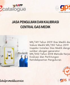 Jasa Kalibrasi Central Gas Medik GPS-KAL-030 Bersertifikat KAN
