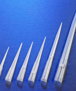 Corning® DeckWorks 0.1 - 10 µL Low Binding Pipet Tips;Graduated; Hinged Racks; Natural; Sterile; Polypropylene; 96 Tips/Rack; 10 Racks/Pack; 4 Packs/Case
