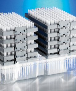 Corning® DeckWorks 1 - 200 µL Low Binding Pipet Tips; Graduated; Reload System; Natural; Nonsterile; Polypropylene; 96 Tips/Deck; 10 Decks/Pack; 4 Packs/Case