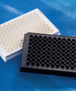 Corning® 96-well White Round Bottom Polystyrene Not Treated Microplate; 25 per Bag; without Lid; Nonsterile