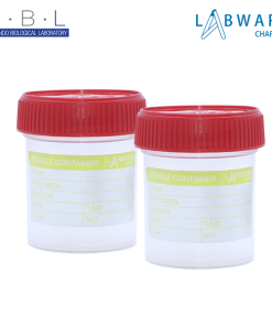 LABWARE CHARUZU + Logo Sterile Specimen Container 60 ml PS Red