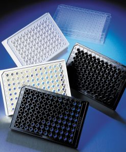 Corning® 96 Half Area Well Clear Flat Bottom TC-treated Microplate; 20 per Bag; with Lid; Sterile