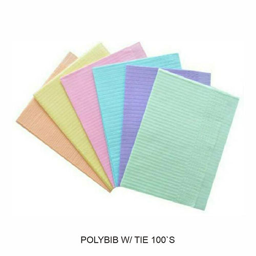MENGENAL POLYBIB W/ TIE 100'S 1 MENGENAL POLYBIB W/ TIE 100'S